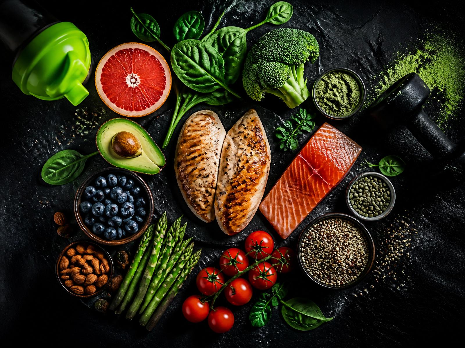 Composição de alimentos para nutrição esportiva